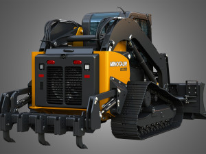 DL550 Minotaur Compact Dozer Loader 3D Model