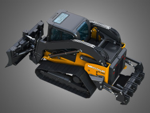 DL550 Minotaur Compact Dozer Loader 3D Model