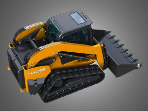 TV620B Compact Track Loader - Bucket 3D Model