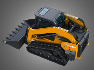 TV620B Compact Track Loader - Bucket 3D Model