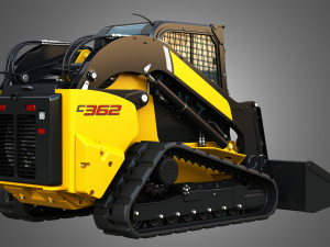 C362 Compact Track Loader - Bucket 3D Model