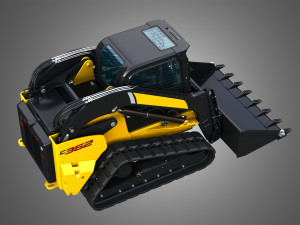 C362 Compact Track Loader - Bucket 3D Model