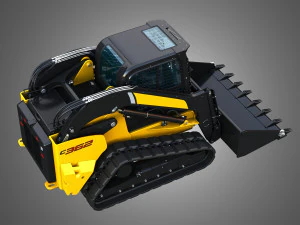 C362 Compact Track Loader - Bucket 3D Model