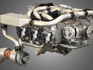 Continental IO 550 engine - Ready for 3d Print - Special Edition 3D 模型