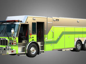 Ferrara Fire Apparatus - Heavy Rescue 3D Model