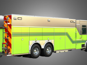 Ferrara Fire Apparatus - Heavy Rescue Model 3D