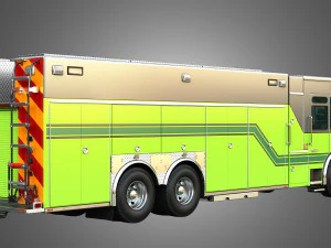 Ferrara Fire Apparatus - Heavy Rescue 3D Model