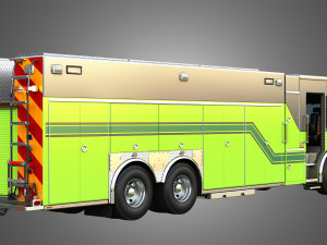 Ferrara Fire Apparatus - Heavy Rescue Model 3D