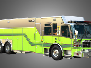 Ferrara Fire Apparatus - Heavy Rescue Model 3D