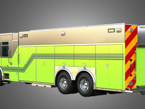 Ferrara Fire Apparatus - Heavy Rescue Model 3D