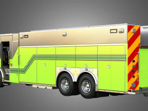 Ferrara Fire Apparatus - Heavy Rescue 3D Model