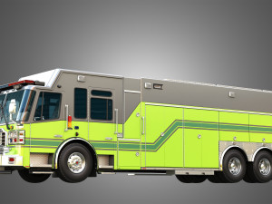 Ferrara Fire Apparatus - Heavy Rescue Model 3D