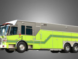 Ferrara Fire Apparatus - Heavy Rescue 3D Model