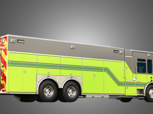 Ferrara Fire Apparatus - Heavy Rescue Model 3D