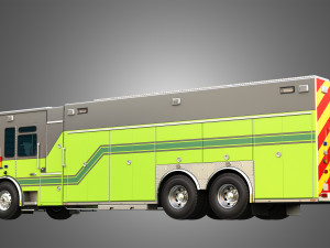 Ferrara Fire Apparatus - Heavy Rescue Model 3D