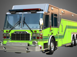 Ferrara Fire Apparatus - Heavy Rescue Model 3D