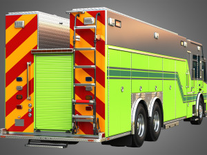 Ferrara Fire Apparatus - Heavy Rescue Model 3D