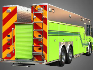 Ferrara Fire Apparatus - Heavy Rescue 3D Model