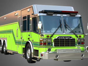 Ferrara Fire Apparatus - Heavy Rescue Model 3D
