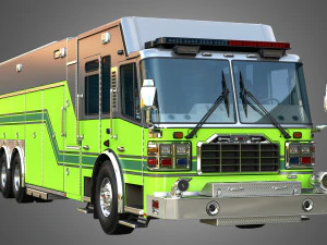 Ferrara Fire Apparatus - Heavy Rescue 3D Model