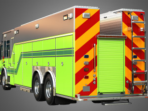 Ferrara Fire Apparatus - Heavy Rescue Model 3D
