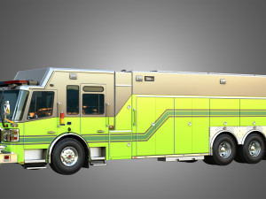 Ferrara Fire Apparatus - Heavy Rescue Model 3D