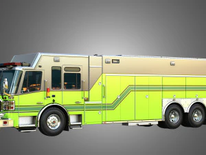 Ferrara Fire Apparatus - Heavy Rescue 3D Model