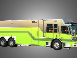 Ferrara Fire Apparatus - Heavy Rescue Model 3D
