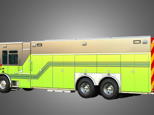 Ferrara Fire Apparatus - Heavy Rescue Model 3D
