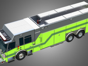Ferrara Fire Apparatus - Heavy Rescue Model 3D