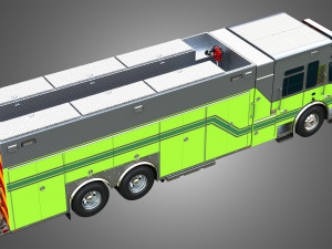 Ferrara Fire Apparatus - Heavy Rescue Model 3D