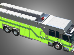 Ferrara Fire Apparatus - Heavy Rescue Model 3D