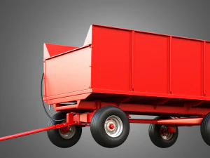 Stan-Hoist Grain - Forage Wagon 3D Model