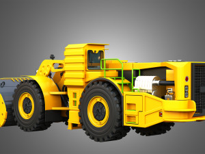 WX18H Underground Mining Loader 3D Model