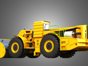 WX18H Underground Mining Loader 3D Model