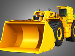 WX18H Underground Mining Loader 3D Model