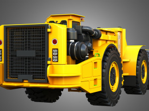 WX18H Underground Mining Loader 3D Model