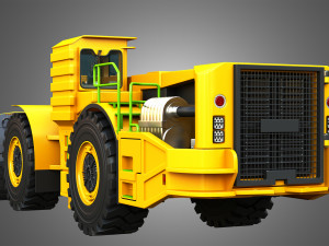 WX18H Underground Mining Loader 3D Model