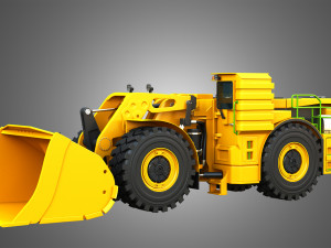 WX18H Underground Mining Loader 3D Model