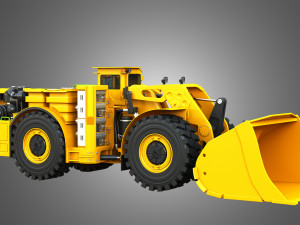 WX18H Underground Mining Loader 3D Model