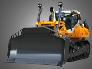 PR 756 Litronic Crawler Dozer 3D Модель