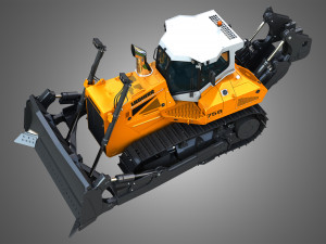 PR 756 Litronic Crawler Dozer 3D Модель