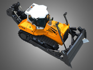 PR 756 Litronic Crawler Dozer 3D Модель