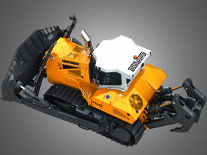PR 756 Litronic Crawler Dozer 3D Модель
