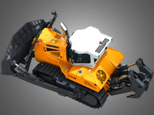 PR 756 Litronic Crawler Dozer 3D Model