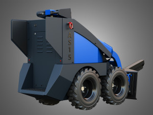 AS15 - Mini Skid Steer - Lifting Arm Modello 3D
