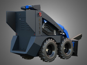 AS15 - Mini Skid Steer - Lifting Arm Modello 3D