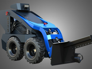 AS15 - Mini Skid Steer - Lifting Arm Modello 3D