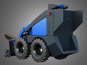 AS15 - 미니 스키드 스티어 - 리프팅 암 3D 모델