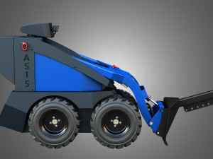 AS15 - Mini Skid Steer - Lifting Arm Modello 3D